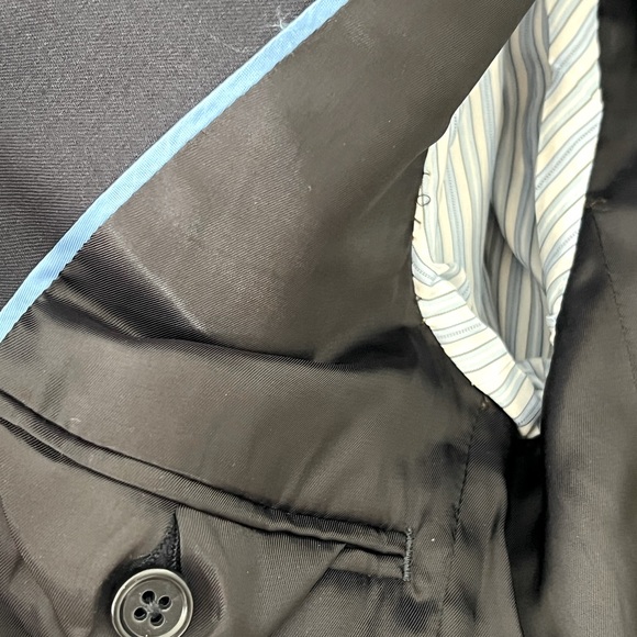 Lord & Taylor Boys Navy Blue Suit Jacket Size 8 - Picture 5 of 7